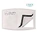 GUOER Dust Cover Face Covering 2pcs Can Be Washed Reusable One Size Multiple Colors(Color03)