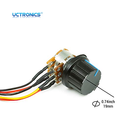 4 UCTRONICS+Controller+Ajustable+Potentiometer+Forward+Brake+Reverse