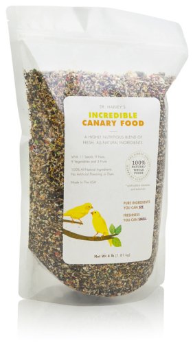 Dr. Harvey's Incredible Blend Natural Food for Canaries, 4-Pound Bag