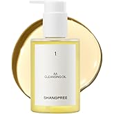 Shangpree AA Cleansing Oil, Plant-Based Oils, Gentle Deep Cleansing, Removes Makeup and Impurities, One Cleanse, Smooth & Comfortable Finish, 200ml / 6.76 fl.oz.