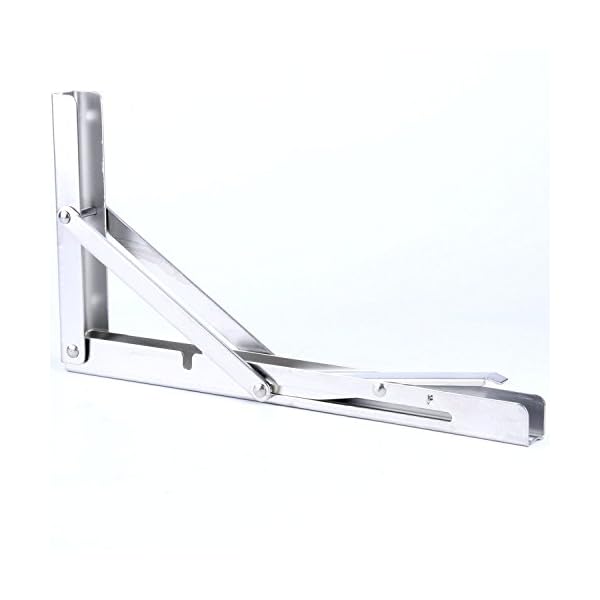Amarine-made-2-PCS-Long-Release-Arm-Polished-Stainless-Steel-Folding-Shelf-Bench-Table-Folding-Shelf-or-Bracket-Max-Load-330lb-Long-Release-Arm