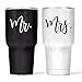 Mr and Mrs Tumbler Set - Travel Tumbler for Newlyweds Couples Wife Bride To Be Newly Engaged Bridal Shower, Insulated Travel Tumbler for Wedding Engagement