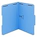 Smead Fastener File Folders, 50 Count, Blue, Reinforced 1/3-Cut Tabs, 2 Fasteners, Letter Size (12040)