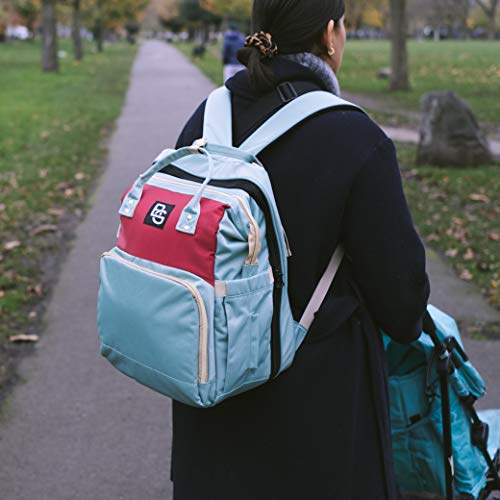 Diaper Bag Backpack with Changing Bed, Water Resistant Diaper Bag with