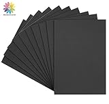 Mat Board Center, Pack of 10 11x14 3/16 BLACK Foam Core Backing Boards