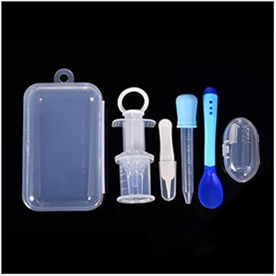 5 Piece Baby Medicine Dispenser Feeding Kit Syringe Feeder