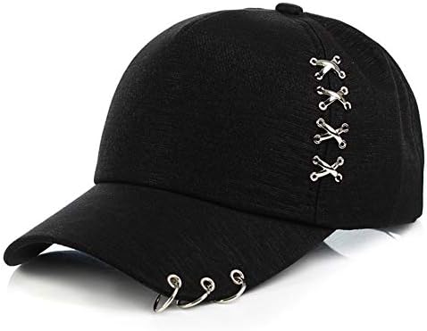 BTS Creative Piercing Ring Baseball Cap Punk Gorras Bonel Hip Hop Snapback Caps