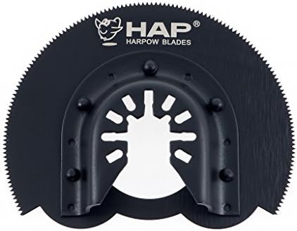 Harpow HSS half moon saw blade,power oscillating tool blades,multitool blades,power tool saw blades,fits Fein Bosch Craftsman Rockwell Einhell Westfalia Ferm Pro-Line Matrix tools