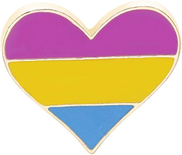 Gay & Lesbian Pride Rainbow Enamel Lapel Pin Brooch Badge Unisex Fashion Jewelry