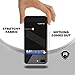 Alban Credit Card Holder Stick on Cell Phone Wallet RFID Blocking with Finger Strap 2 Pack (Black Right Hand)