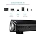 Sound Bar, Bluetooth Surround Sound Bar Speaker TV Soundbar Wired and Wireless for TV/PC/Tablet/Smartphone (Included 3.5mm Audio Cable, Dual Connection Methods, Remote Control)