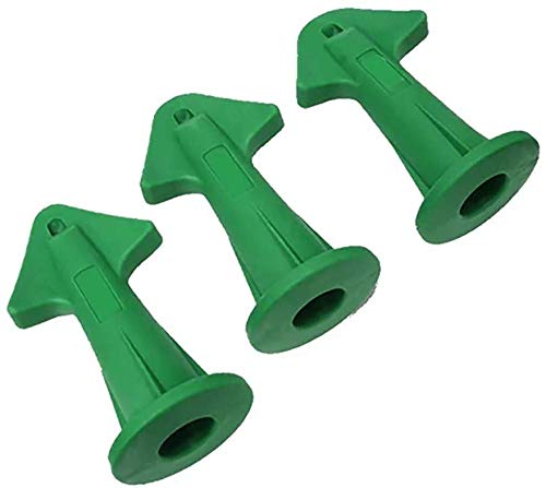 3Pcs Sealant Wiper for Fill in Cracks & Remove Excess Filler, Trowel Nozzle Plus Silicone Caulking Tools for Tile or Brick Joints Sealant Nozzle Plus Scrapers Set (Green) - Thumbnail 4