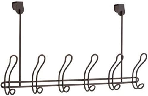 Mainstays Classico Over-the-Door 6-Coat Rack (Bronze)
