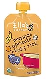 Ella's Kitchen Organic Stage 2, Bananas Apricots + Baby Rice, 3.5 Ounce (Packaging May Vary)