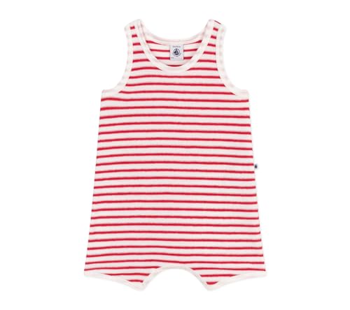 Petit Bateau Unisex Baby Combicourt A0cnc, Marshmallow/Spi, 3 Monate