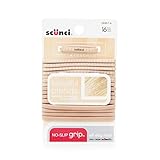 Scunci No Slip Grip Elastics Blonde