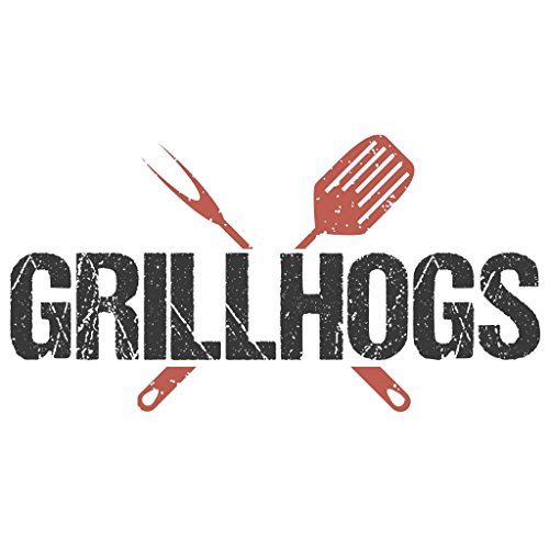 GRILLHOGS Barbecue Grill Tongs | 12 & 16 Inch 2-Pack | Best Metal Kitchen Tongs for Cooking and Grill Accessories | Stainless Steel + Oak Wood BBQ Tongs
