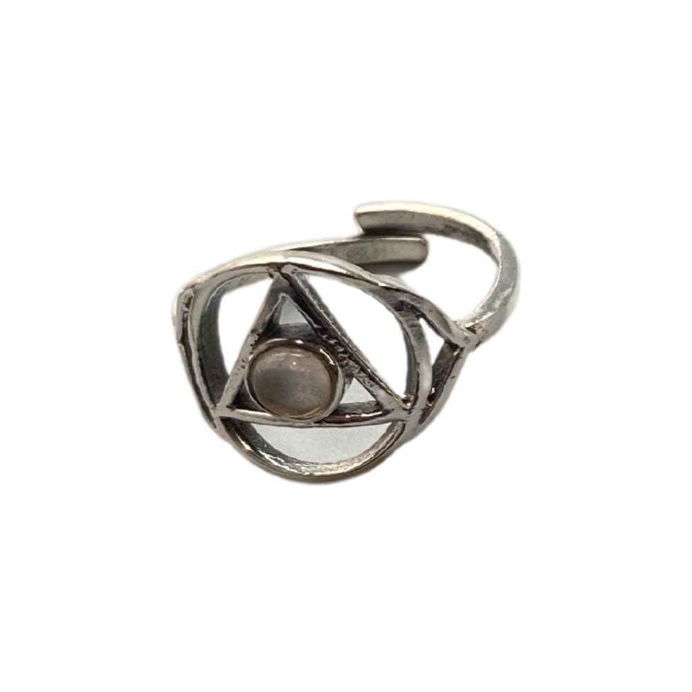 VIE Ajna Ring, Rose Quartz