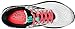 Brooks Womens Ghost 11 Running Shoe - White/Pink/Black - B - 9.5