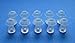 10 Small (S) Soft Replacement Mushroom Domes Eartips Earbuds Compatible with Siemens Touching, Motion, Nitro, Aquaris, Siemens Life, Lotus 12P 13P 13SP 23P 23SP 23M BTE (Behind The Ear) Hearing Aids