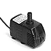 Coohome 400 GPH (1500L/H,25W),Submersible Pump, Adjustable Aquarium Pump, Powerful Pond Pump, Fountain Pump with 4.9ft Power Cord,6.56ft High Lift for Fish Tank, Statuary, Pond, Hydroponics