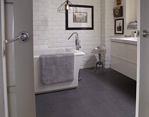 STAINMASTER TruSoft Luxurious Bath Rug, 21-By-36 Inch Cobble Stone Grey - Thumbnail 4