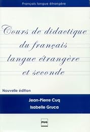 Cours de didactique du français langue étrangère et seconde