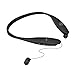 Bluetooth Headphones, Wireless Headset with Mic Stereo Neckband Headset Hand-free Sport Earphone In-ear Noise Cancelling Earbud for IOS, Android LG Samsung iphone phone Bluetooth (black 1)