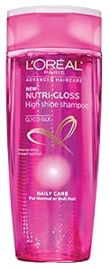 Image of Loreal Shampoo Nutri-Gloss 12.6 Ounce (372ml) (3 Pack)