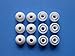 12 Small White Replacement Eartips for Monster Beats Dr Dre Tour Powerbeats urBeats 2 HeartBeats 2 DiddyBeats Turbine Pro Gratitude DNA VEKTR iSport Victory Immersion Inspiration ClarityMobile N-Ergy