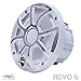 Wet Sounds REVO 6-XSW-SS White XS/Stainless Overlay Grill 6.5 Inch Marine LED Speakers (Pair) (Renewed)