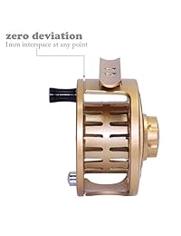 Croch: carrete de pesca con mosca con cuerpo de aleación de aluminio CNC