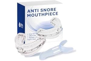 Snore RX Stop Snoring Mouthpiece – Adjustable Anti Snore Device with Custom Fit – Comfortable Sleep Aid for Men, Women & Coup