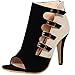 AIWEIYi Women's Patch Color Pumps Buckles Cutouts Platform High Heel Sandal Shoes
