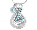 Casket Etcetera Love You Infinity Cremation Urn Necklace