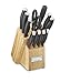 Cuisinart C77SSB-12P Color Pro Collection 12 Piece Knife Block Set, Black primary