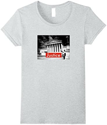 Womens Supreme Court SCOTUS RBG Feminist Justice Law T-Shirt Medium Heather Grey