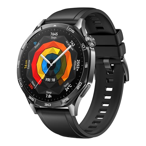 WATCH GT 5 46mm Smartwatch, Design Elegante, Nero