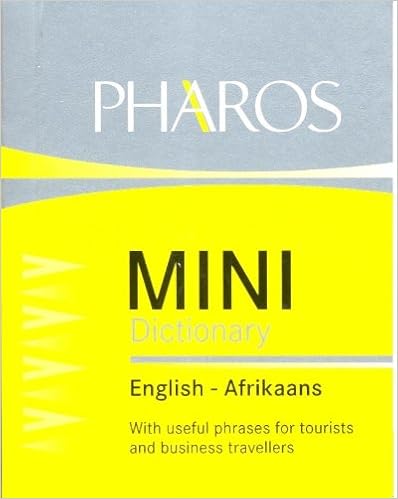 Mini English Afrikaans Dictionary Dictionaries Pharos 9781868900640 Amazon Com Books