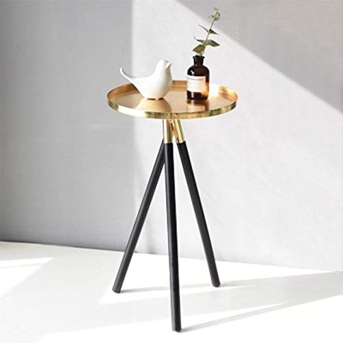 MQW Nordic Wind Contracted Stylist Style is Creative Aureate Sitting Room Sofa Corner Bedroom Small Side Table Tea Table Model Room Tray 3255(cm) Delicate and Beautiful