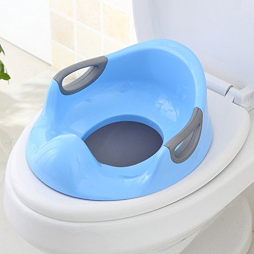 OmkuwlQ Baby Portable Toilet Seat Girl Boy Potty Training Safe Portable Urinal Mat Chair with Grab Handles