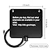 COOQI Indoor HDTV Antenna 50 Miles Range with Detachable Amplifier Booster USB Power Supply, Ultra Thin Digital TV Antenna with 10ft Coaxial Cable