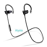 Bluetooth Headsets - Alysia®Hang Clip-on Earphones V4.1 Bass Wireless Earbuds Lightweight Noise Headphones Mini Secure In Ear Hooks Sports Earphones Run Walkman Headset Dual Battery