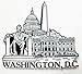 Washington D.C. United States Medium Fridge Magnet