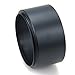 72mm Professional Metal Lens Hood - Straight type extend Protectvie Hood height: 40mm For CANON EOS Rebel T5i T4i T3i T3 T2i T1i with EF-S 18-200mm f/3.5-5.6 IS, EF 28-135mm f/3.5-5.6 IS USM zoom Lens Telephoto Lens