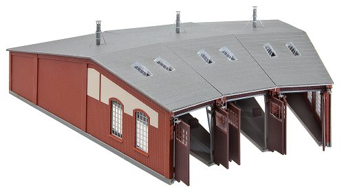 Faller 120177 3-Stall Engine Roundhouse HO Scale Building Kit