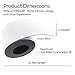 kleenist 2 inch x 10 Foot ThickSTICK Premium Dry Erase Glossy White Magnetic Strip Roll - Write on/Wipe Off - Home, Kitchen, Garage, and Chore Organization. 50% Thicker and Made in The USA