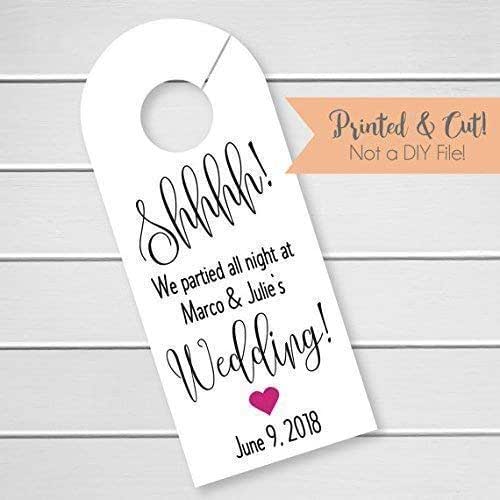 Wedding Door Hanger, Custom Hotel Door Hangers, Destination