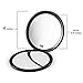 Compact Mirror 10X Magnifying Makeup Mirror Perfect for Travel Purse 2 Sided With 10X Magnifying Mirror 1X True Mirror