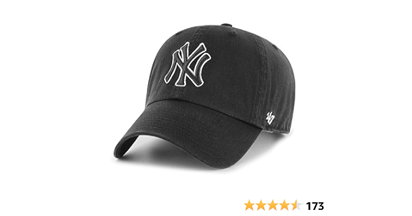 York Yankees Clean Up Dad Hat Cap Black 